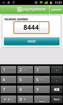 PayByPhone android App screenshot 2